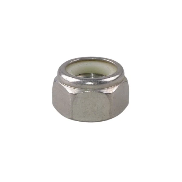 Gwo koupl tip Egzagòn nwa ak Nylon Insert